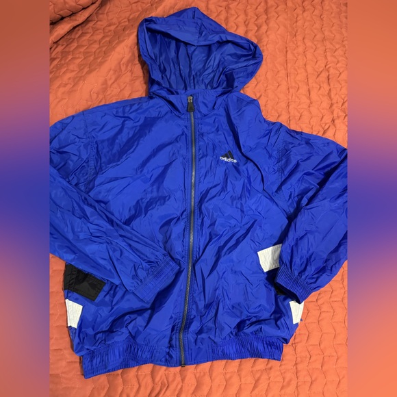 adidas Other - Adidas Royal Blue Hooded Jacket